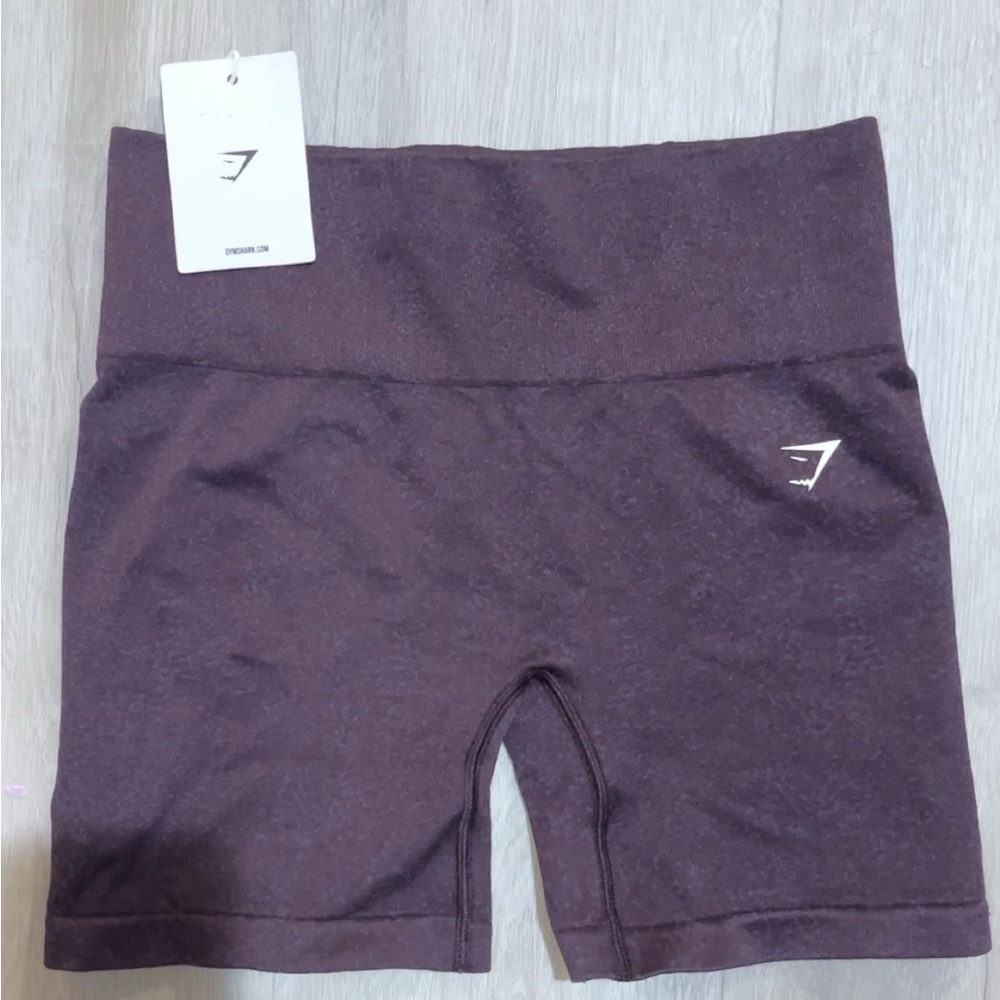 Gymshark Brown Athletic Shorts High-Performance Moisture-Wicking